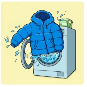 오리털-패딩-드럼세탁기-세탁법-1