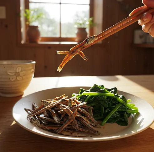 멸치와 시금치 궁합-1