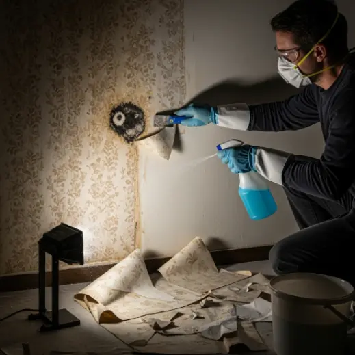 벽지 곰팡이 제거 방법-1