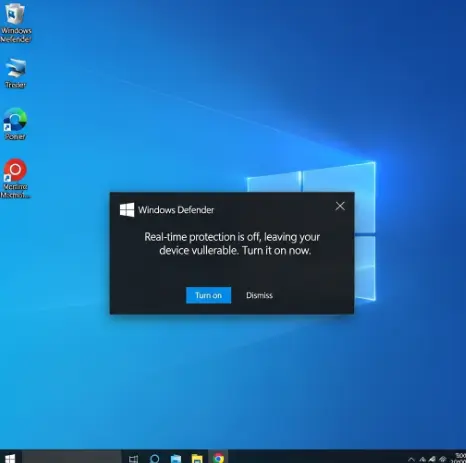 Windows Defender 실시간 감시 기능이 안 켜질 때