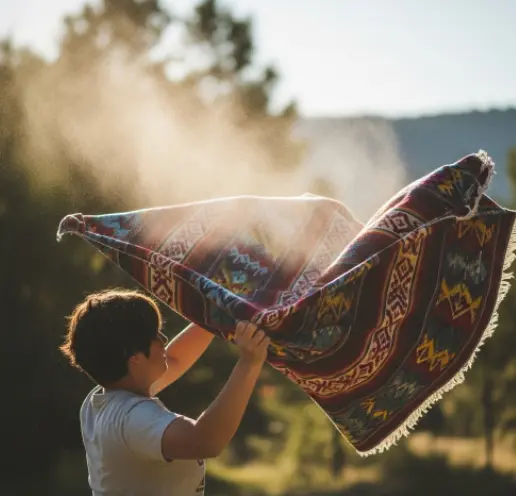 이불 먼지 제거 방법