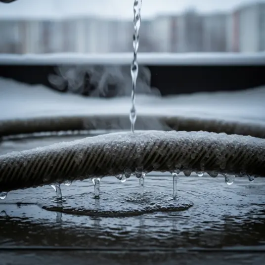 아파트 베란다 세탁기 호스 얼었을 때-1