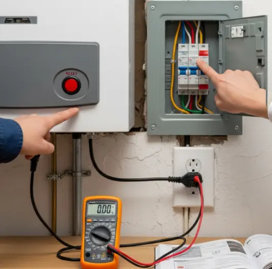 보일러 컨트롤러 전원이 안 들어올 때