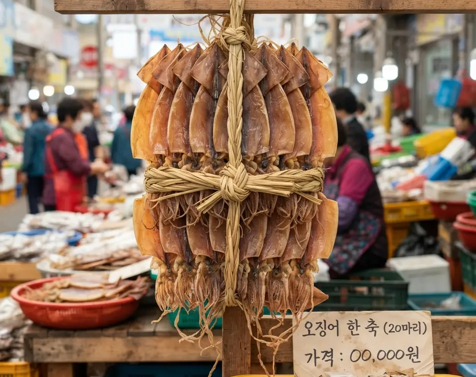 오징어-한축-몇마리