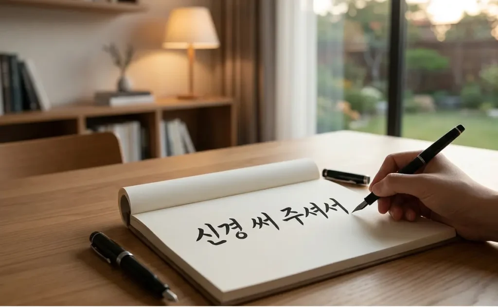 '신경 써 주셔서'의 올바른 띄어쓰기 규정