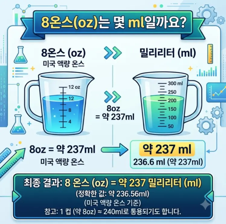 8oz-몇-ml