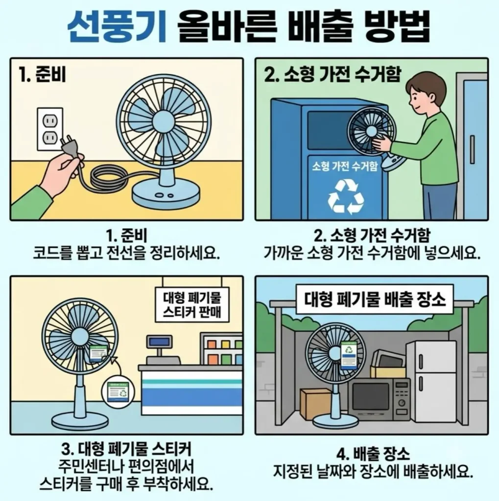 선풍기-버리는-방법
