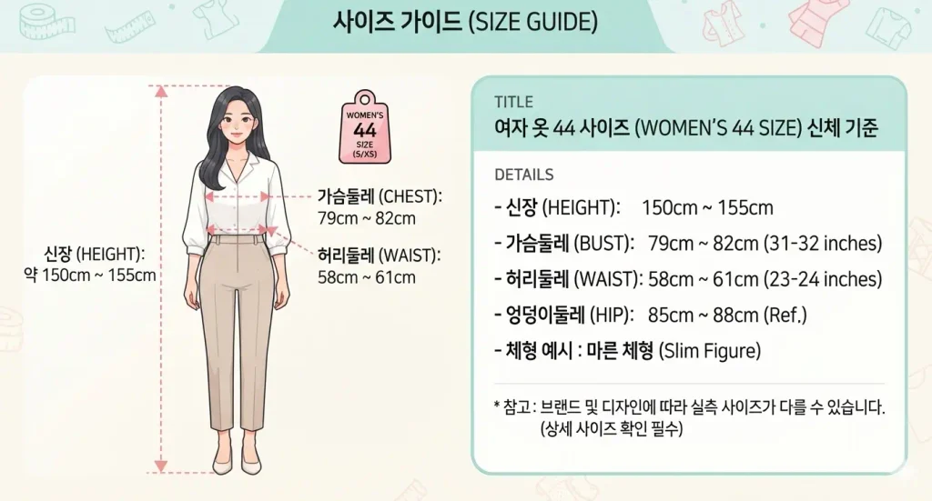여자-옷-44-사이즈