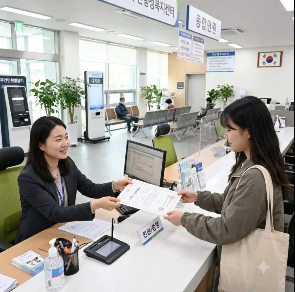 고등학교 졸업증명서 동사무소에서 발급